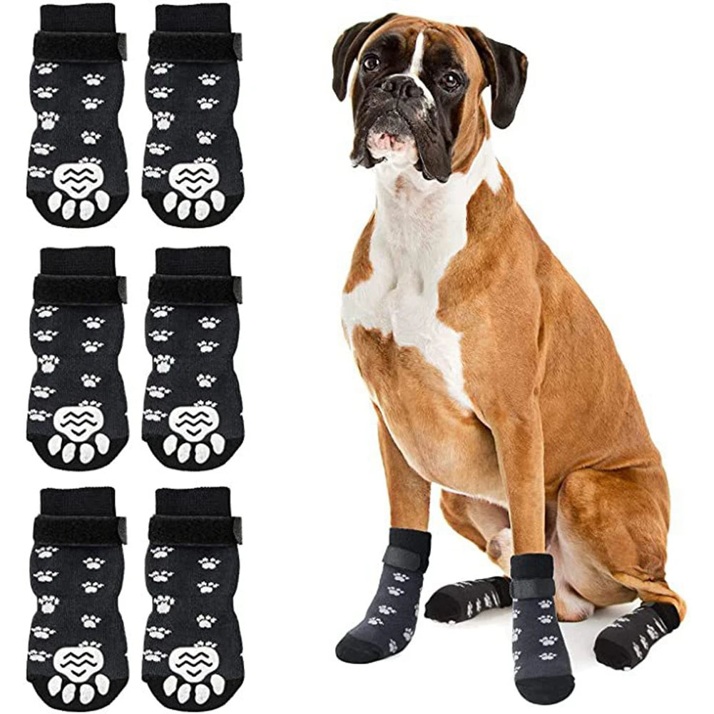 Paw Winter Anti-Slip Socks (4pcs)