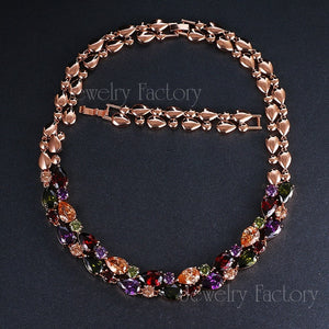 Crystal Necklace - Rainbow Love