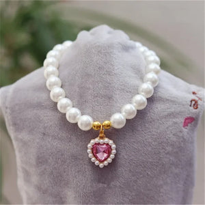 Pet Pearl Collars (Adjustable)