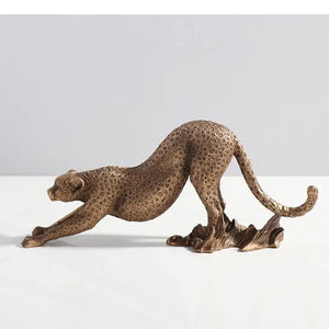 Leopard Craft Statues