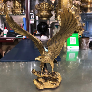 Brass Eagle Statue