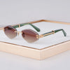 Classic Rimless UV400 Designer Sunglasses