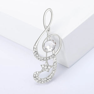 Musician Butterfly Brooch