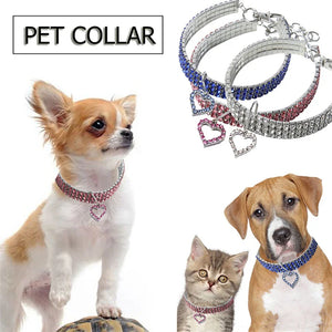 Pet Crystal Bling Collars