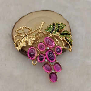 Grapevine Fashion Brooch