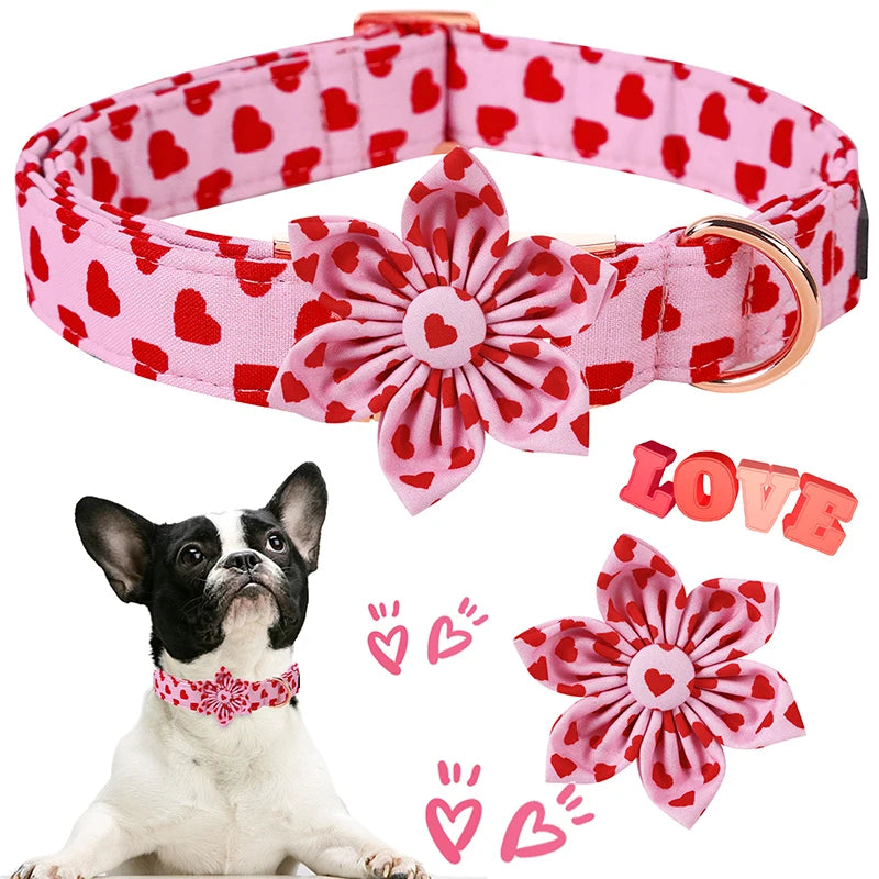 Pet Pink Valentine Collar