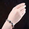 Crystal S925 Sterling Bracelet (Green/Red)