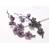 PLUM BLOSSOM 925 Silver Brooch