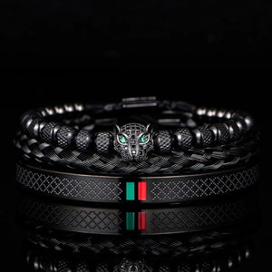 Leopard Head Men's Bracelets