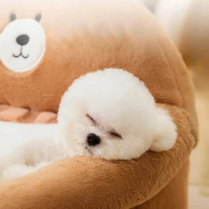 Cozy Plush Pet Sofa