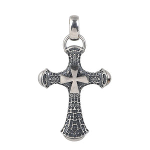 Antique Sterling Cross Pendant