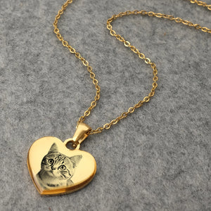 Personalized Photo (Love Heart) Necklace