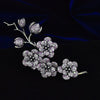 French Blossom Branch Brooch