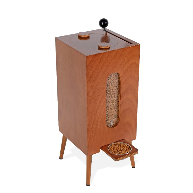 Retro Wooden Pet feeder