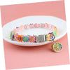 Rainbow Lace Flower Pet Collar