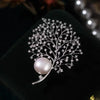 Elegant Freshwater Pearl Brooch