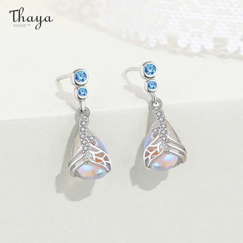 Tear Drop S925 Silver Earrings