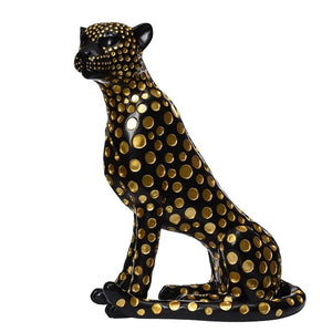 Leopard Ornament Floor Sculpture