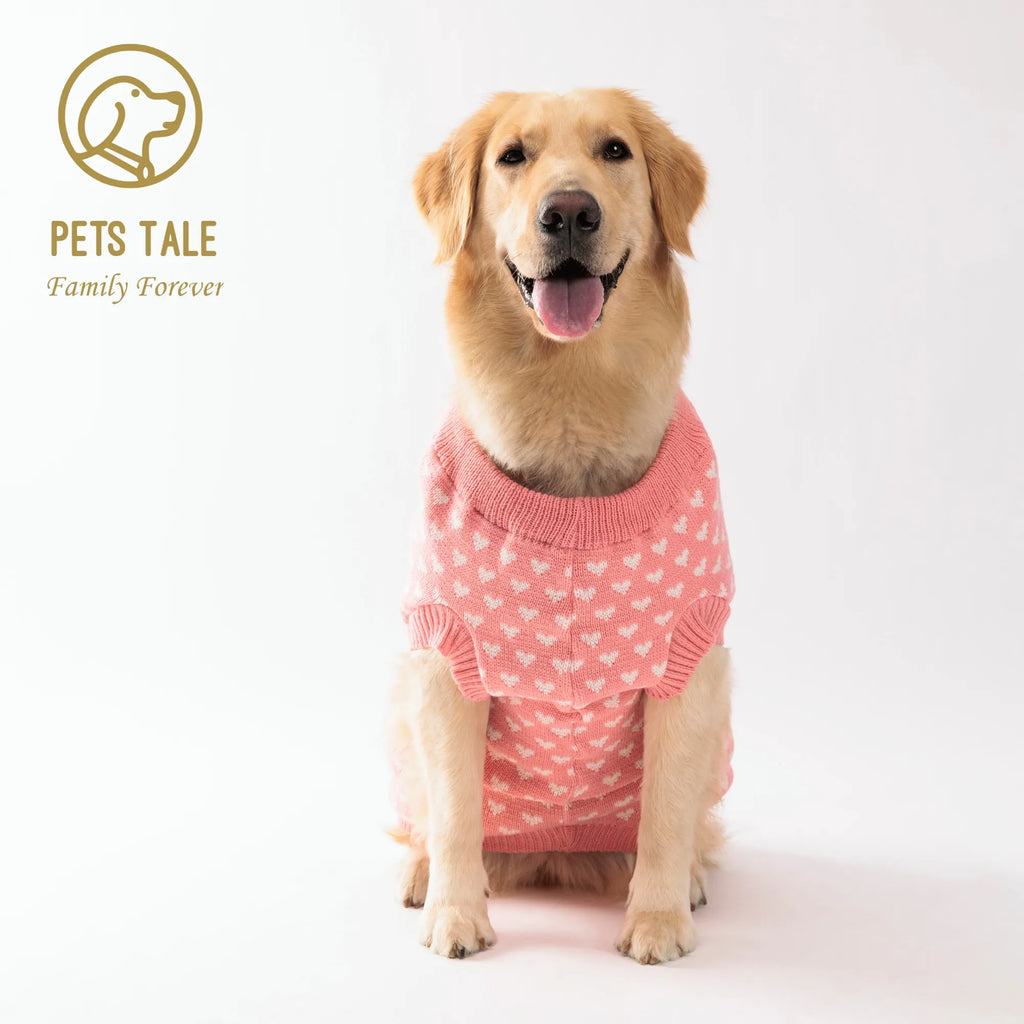 Love Heart Cozy Pet Sweater