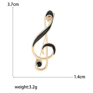 Music Note Stylish Brooches