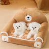 Cozy Plush Pet Sofa