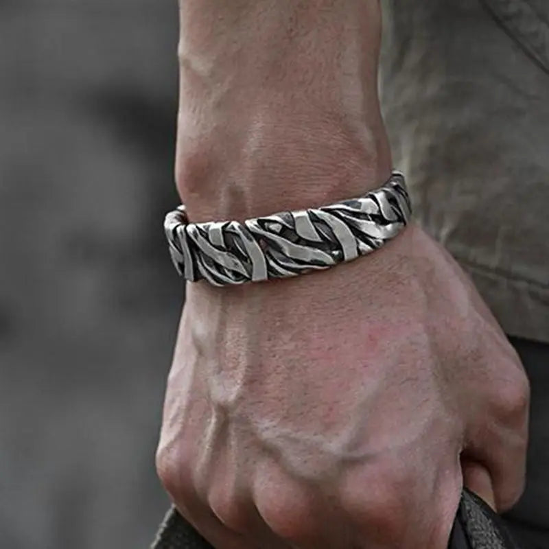 Men's S925 Sterling (hand-woven) Bracelet