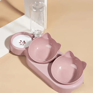 Pet Bowls With Auto Water Feeder