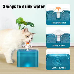 Pet Cat Water LED Dispenser (USB Charging)