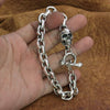 Sterling 925 Skull Men's Bracelet