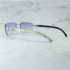 Marble Buffalo Horn Sunglasses