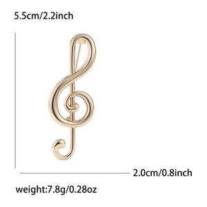 Music Note Stylish Brooches