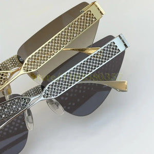 Gold Retro UV400 Sunglasses