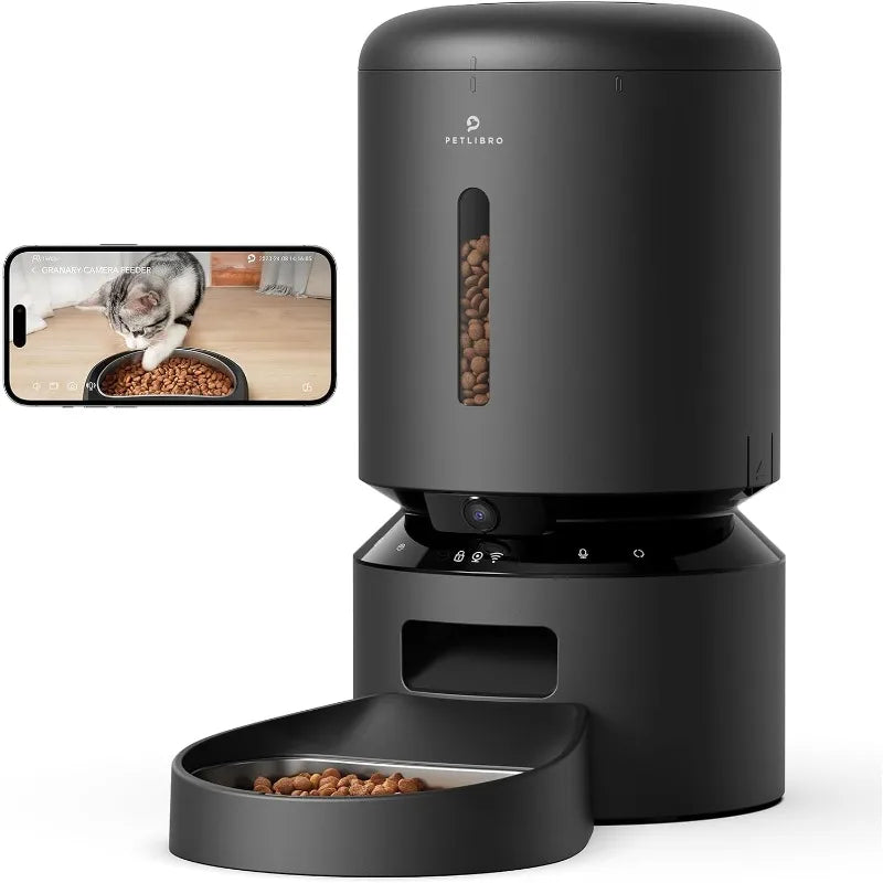 Automatic Cat Feeder with Camera (HD Video with Night Vision)