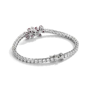 Ruby Rose Sterling Bracelet