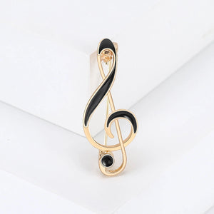 Music Note Stylish Brooches