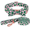 St Patrick Dog Collar with Bow