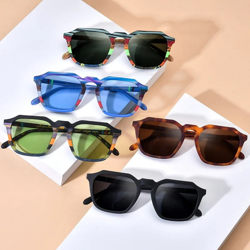 Retro Colored Sunglasses (Polarized)