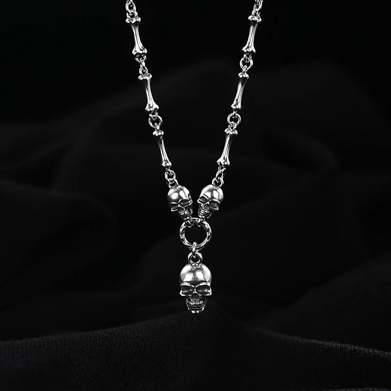 Skull 925 Sterling Necklace