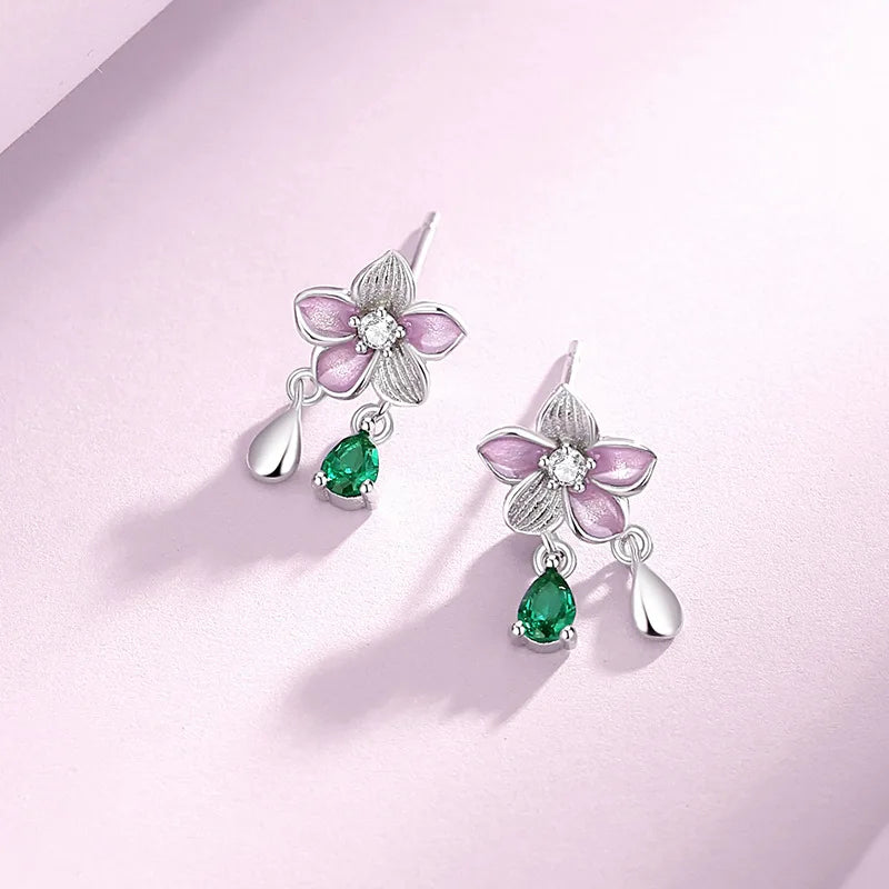 Flower Bloom - Sterling Earrings