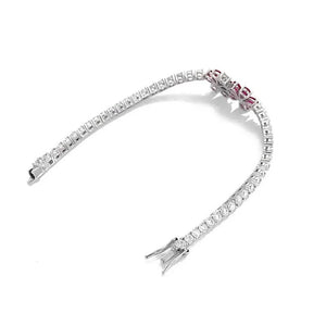 Ruby Rose Sterling Bracelet