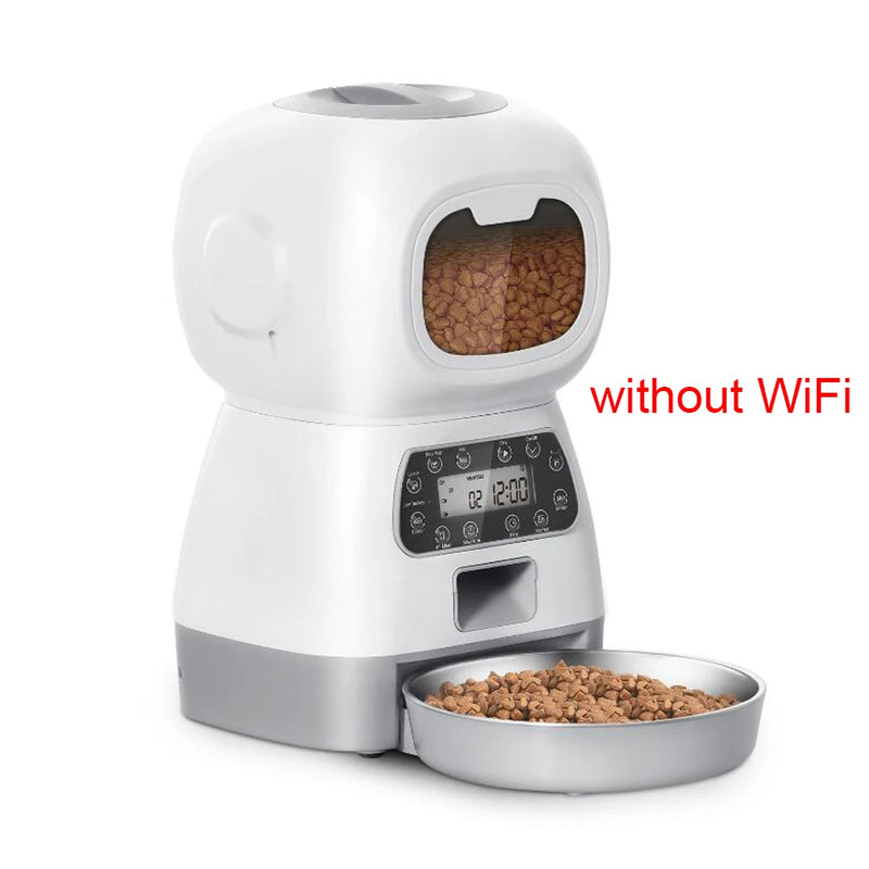 Pet Feeder Auto 3.5L (Voice Record)