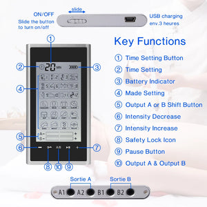 EMS Electric Muscle Stimulator Therapy (24 Modes)