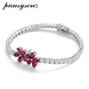 Ruby Rose Sterling Bracelet