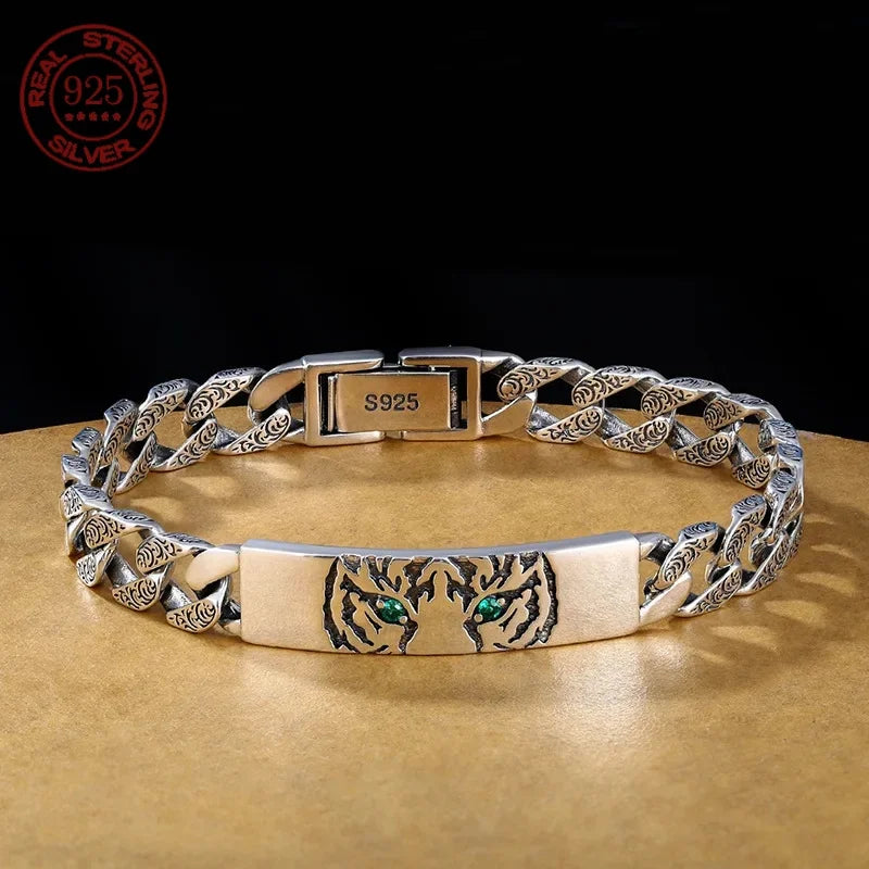 Tiger Sterling Bracelets