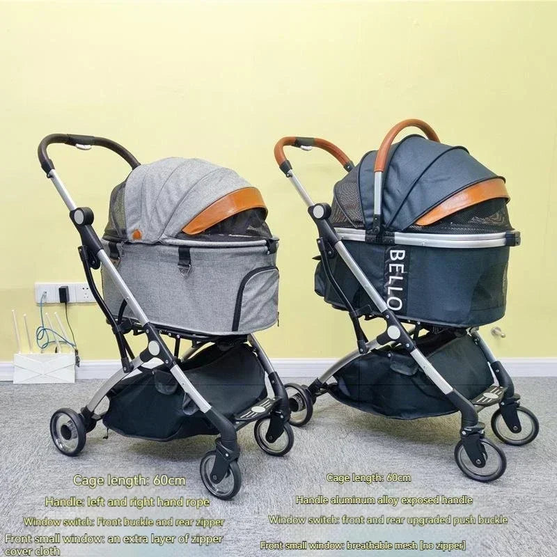 Pet Foldable Stroller (Detachable)