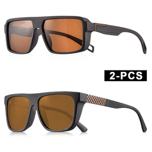 Mens Square Polarized Sunglasses