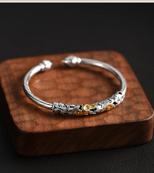 Oriental Sterling Silver Bracelet