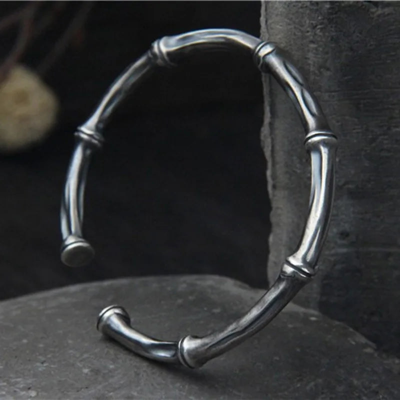 Bamboo Design - Sterling Bracelet