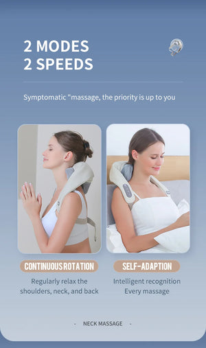 Neck & Shoulder Massager (Hands-Free-Wireless)