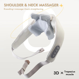 Neck & Shoulder Massager (Hands-Free-Wireless)